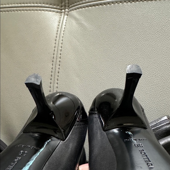BOTTEGA VENETA Leather Sock Booties Heels 38 - Picture 9 of 12